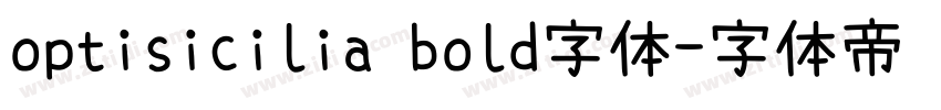 optisicilia bold字体字体转换